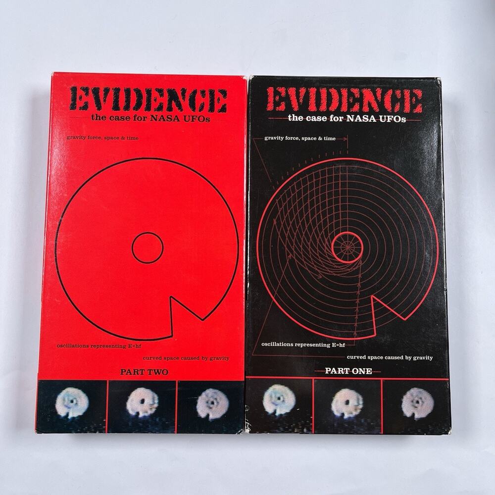 Evidence: The Case for NASA UFO’s Volume 1 and 2 VHS Aliens Conspiracy Theories
